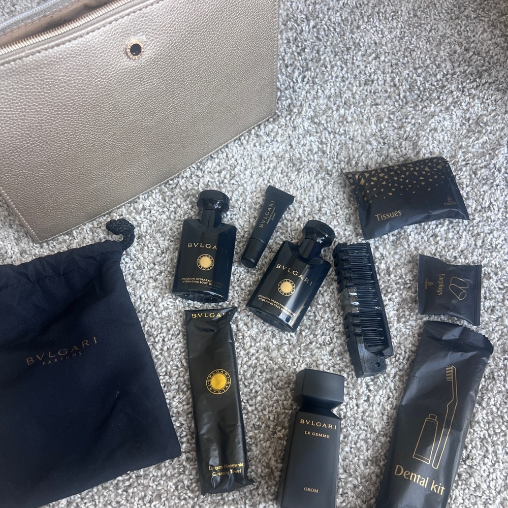 Bvlgari First Class Emirates kit Le Genme Orom